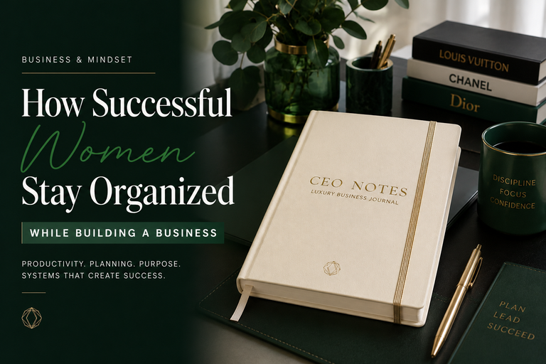 How Successful Women Stay Organized While Building a Business