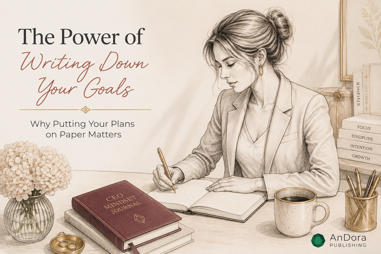 writing down your goals